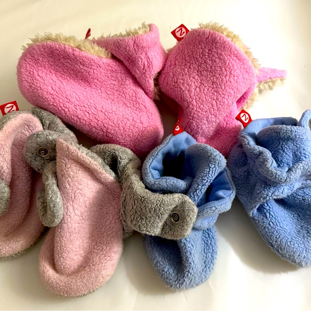 Zutano baby booties size 6 months